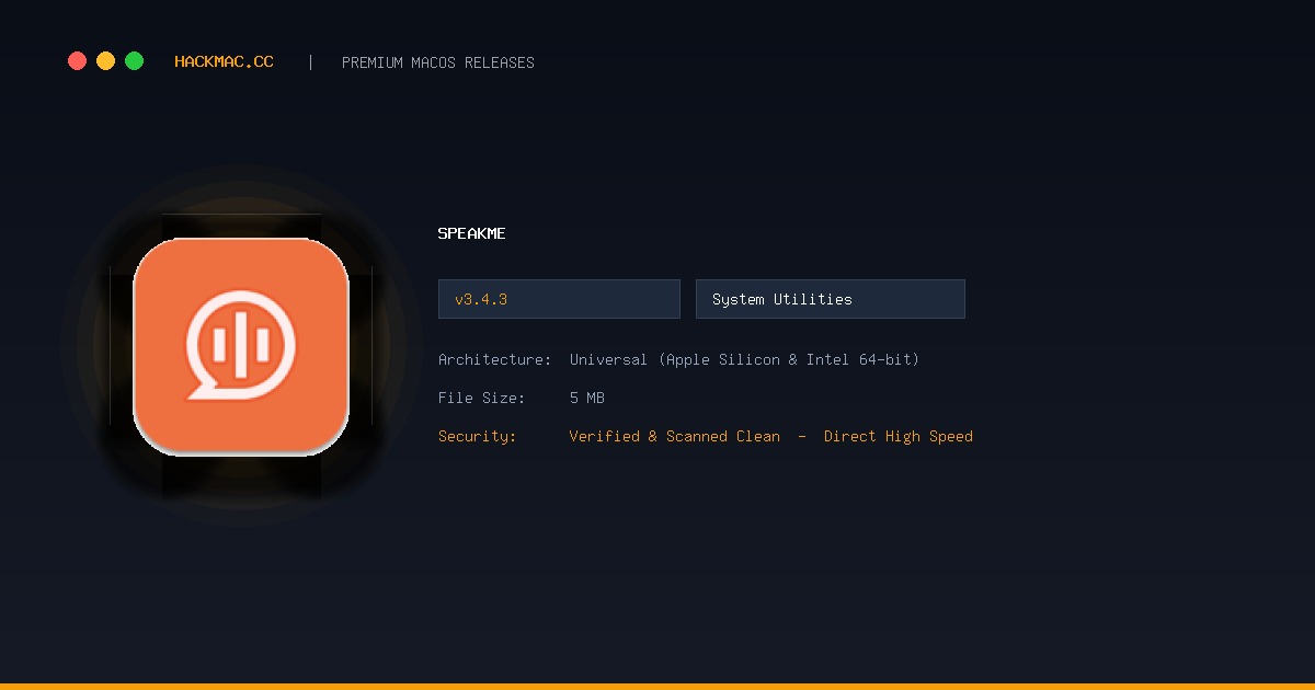 SpeakMe screenshot