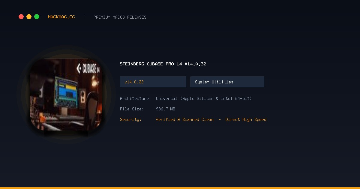 Steinberg Cubase Pro 14 v14.0.32 screenshot