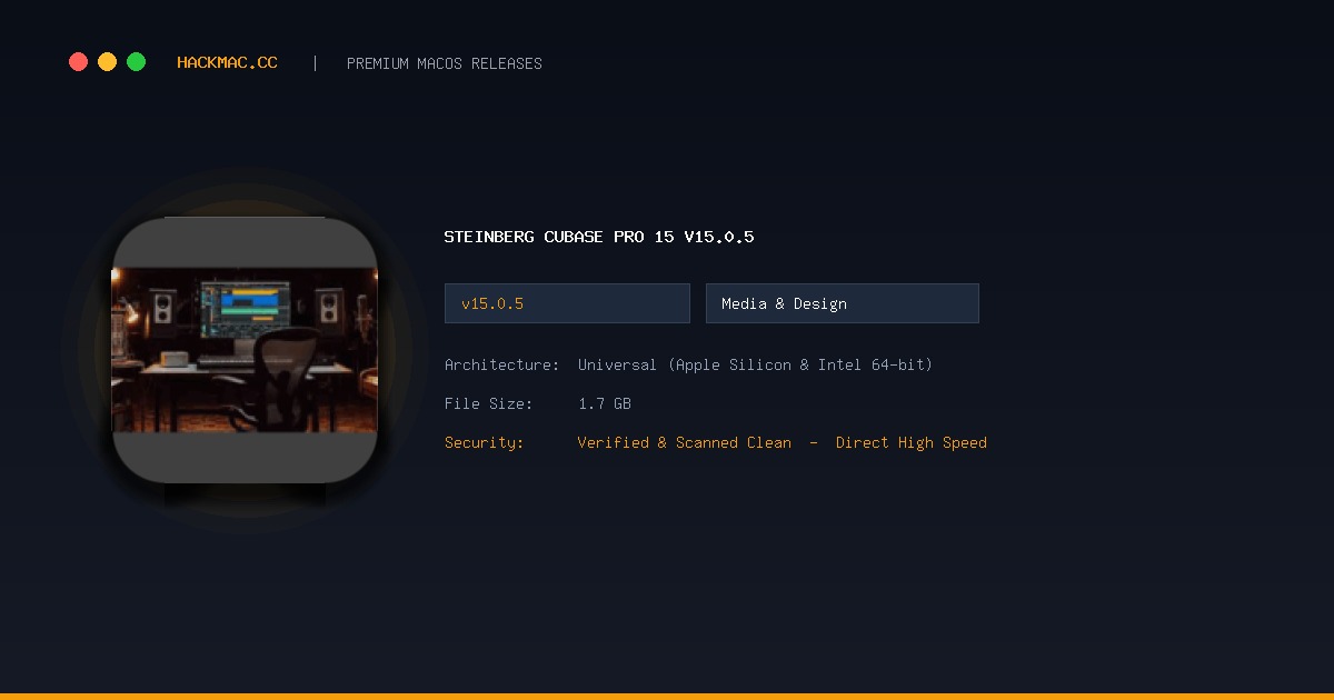 Steinberg Cubase Pro 15 v15.0.5 screenshot