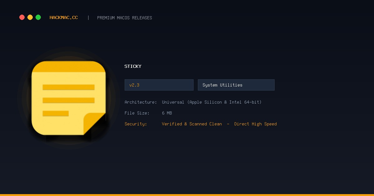 Sticky screenshot
