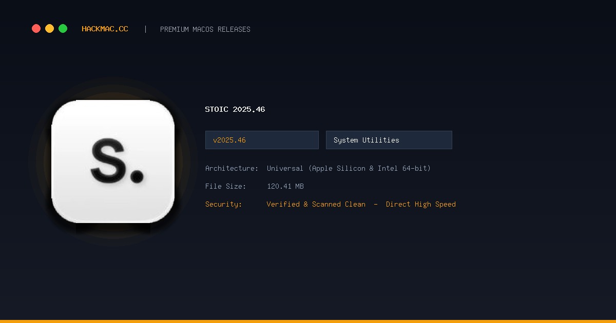 Stoic 2025.46 screenshot
