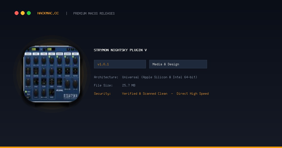 Strymon NightSky Plugin v screenshot