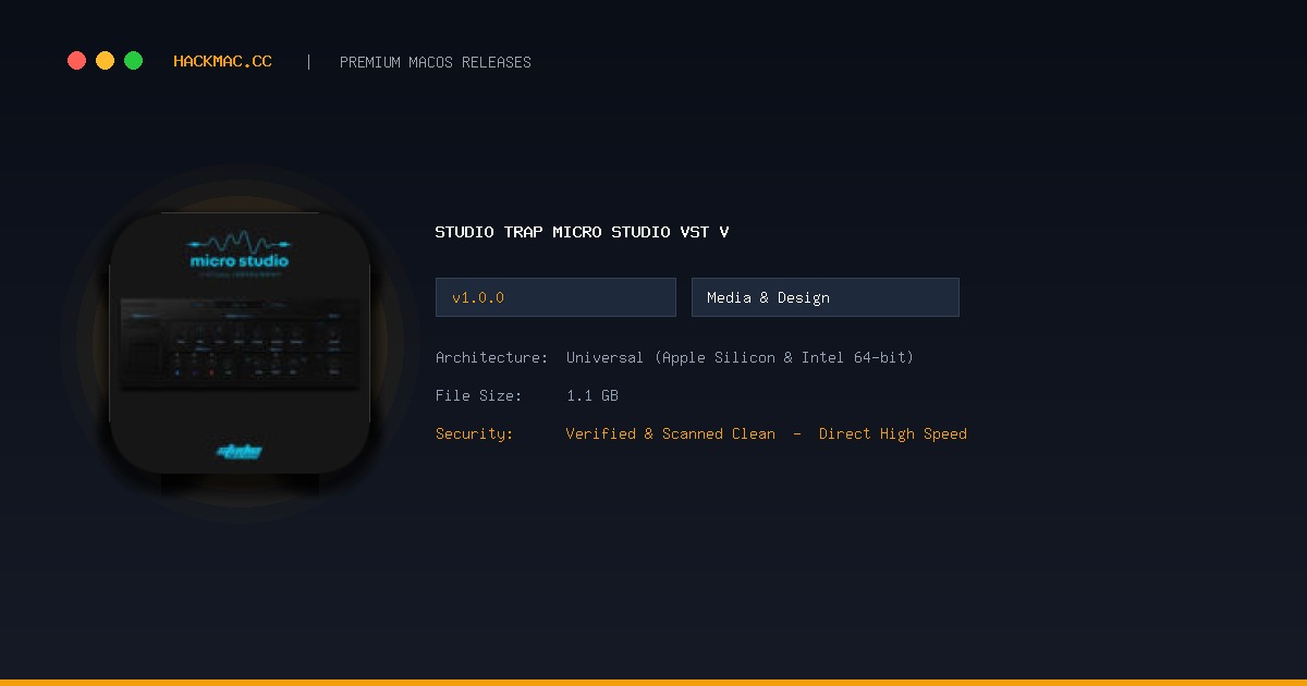 Studio Trap Micro Studio VST v screenshot