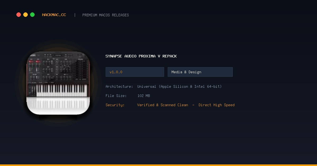 Synapse Audio Proxima v REPACK screenshot