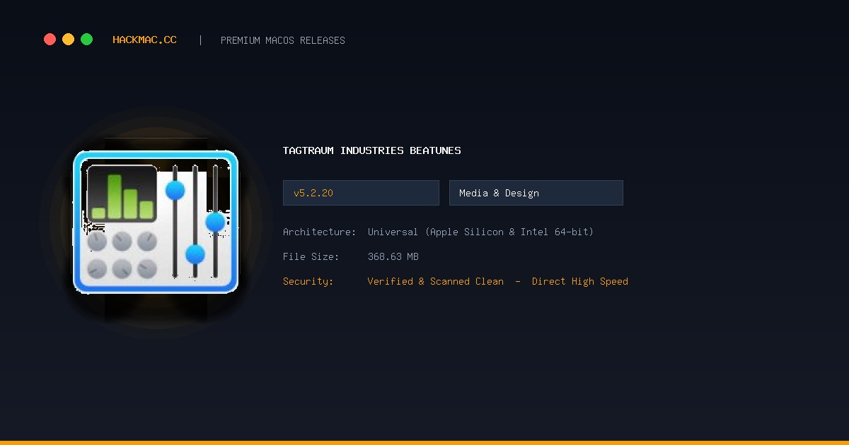 Tagtraum Industries beaTunes screenshot