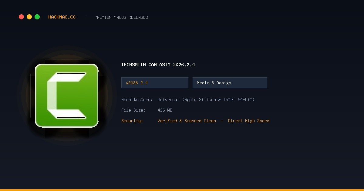 TechSmith Camtasia 2026.2.4 screenshot