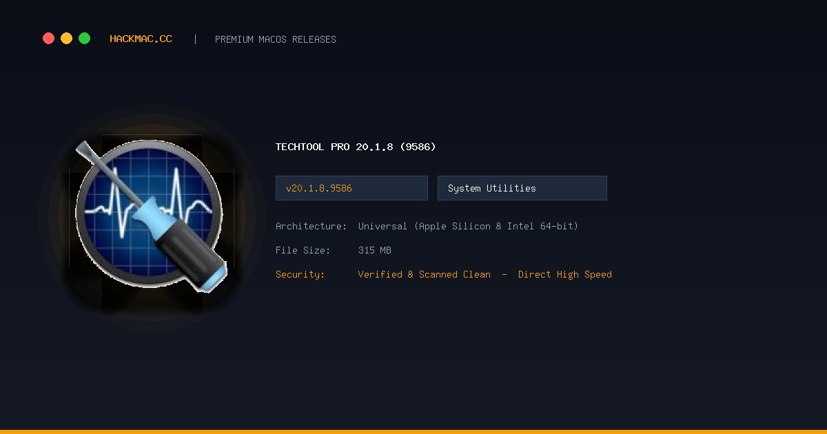 Techtool Pro 20.1.8 (9586) screenshot