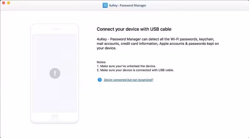 Tenorshare 4uKey – Password Manager Captura 1