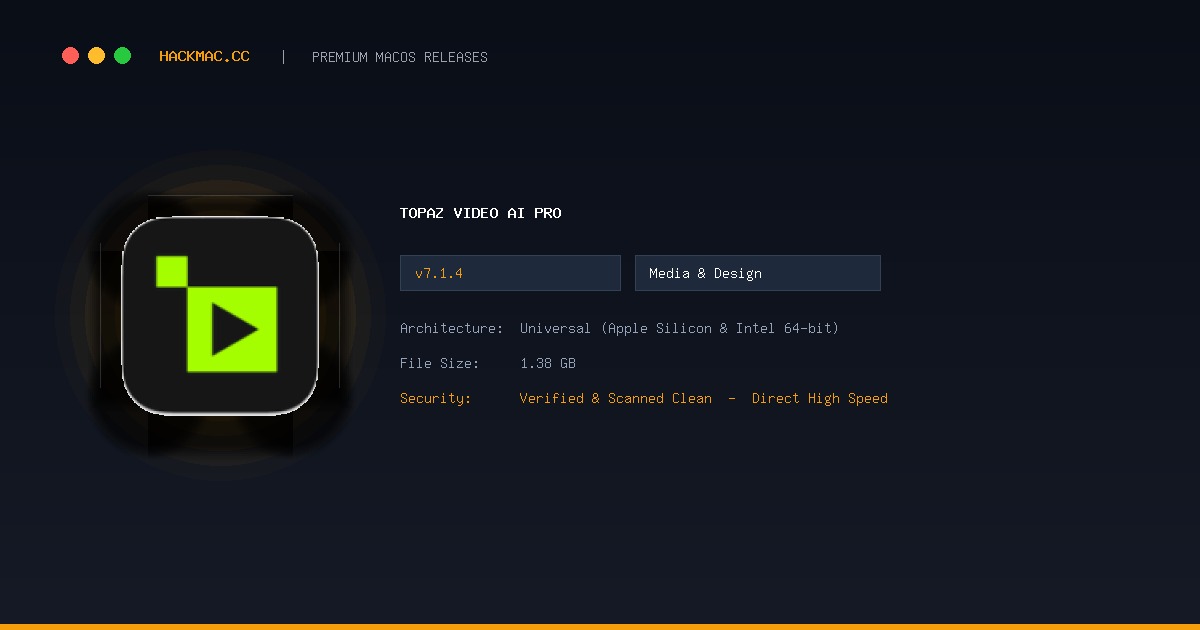 Topaz Video AI Pro screenshot