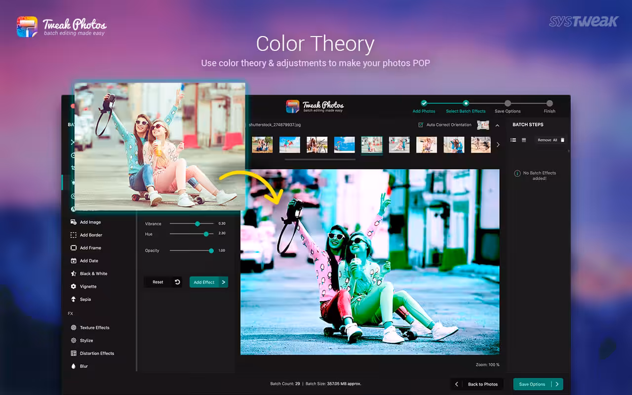 Tweak Photos – Image Editor Captura 1