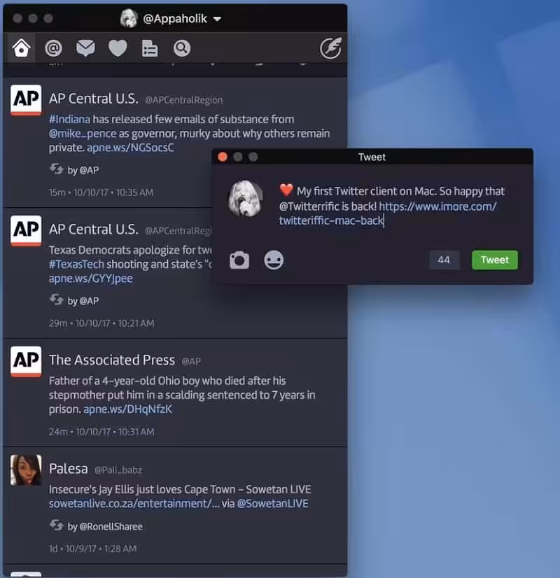 Twitterrific Captura 1