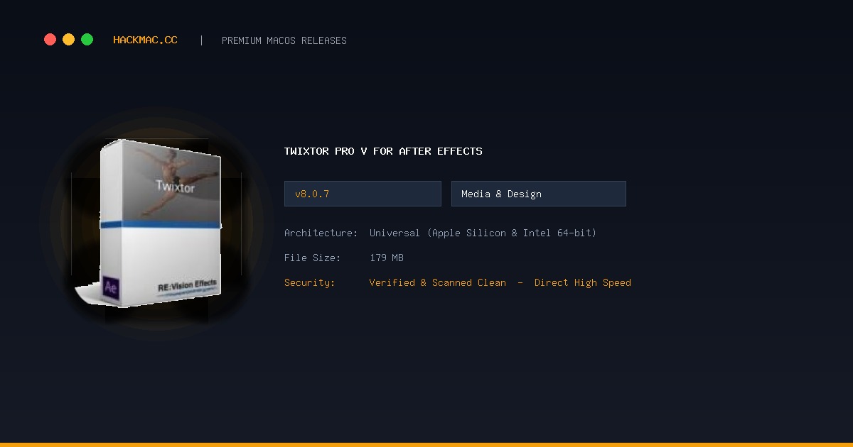 Twixtor Pro v for After Effects screenshot