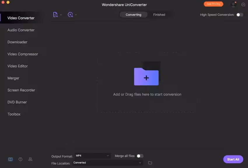Wondershare UniConverter Captura 3