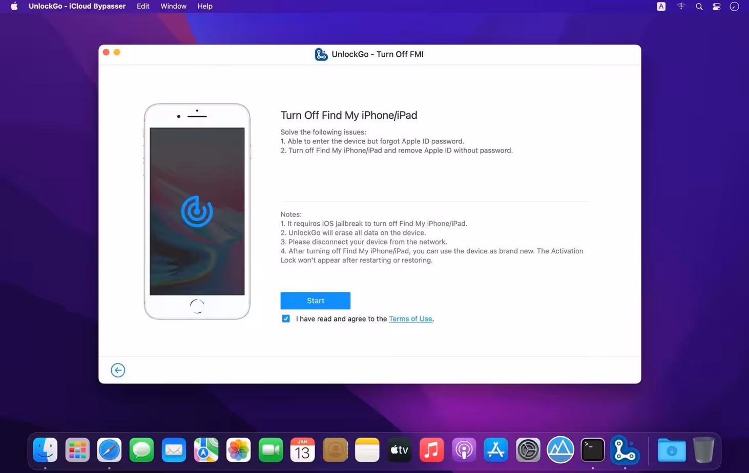 UnlockGo – iCloud Bypasser Captura 2