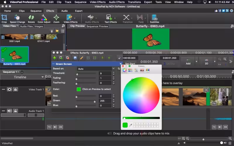 VideoPad Professional Captura 2