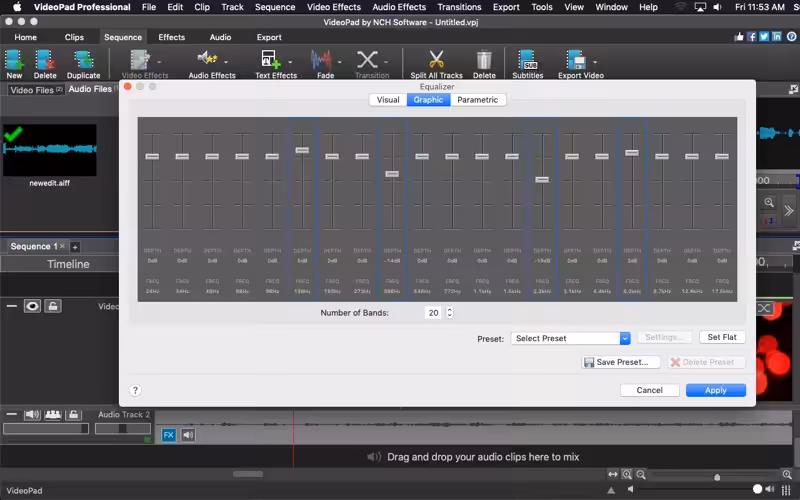 VideoPad Professional Captura 3