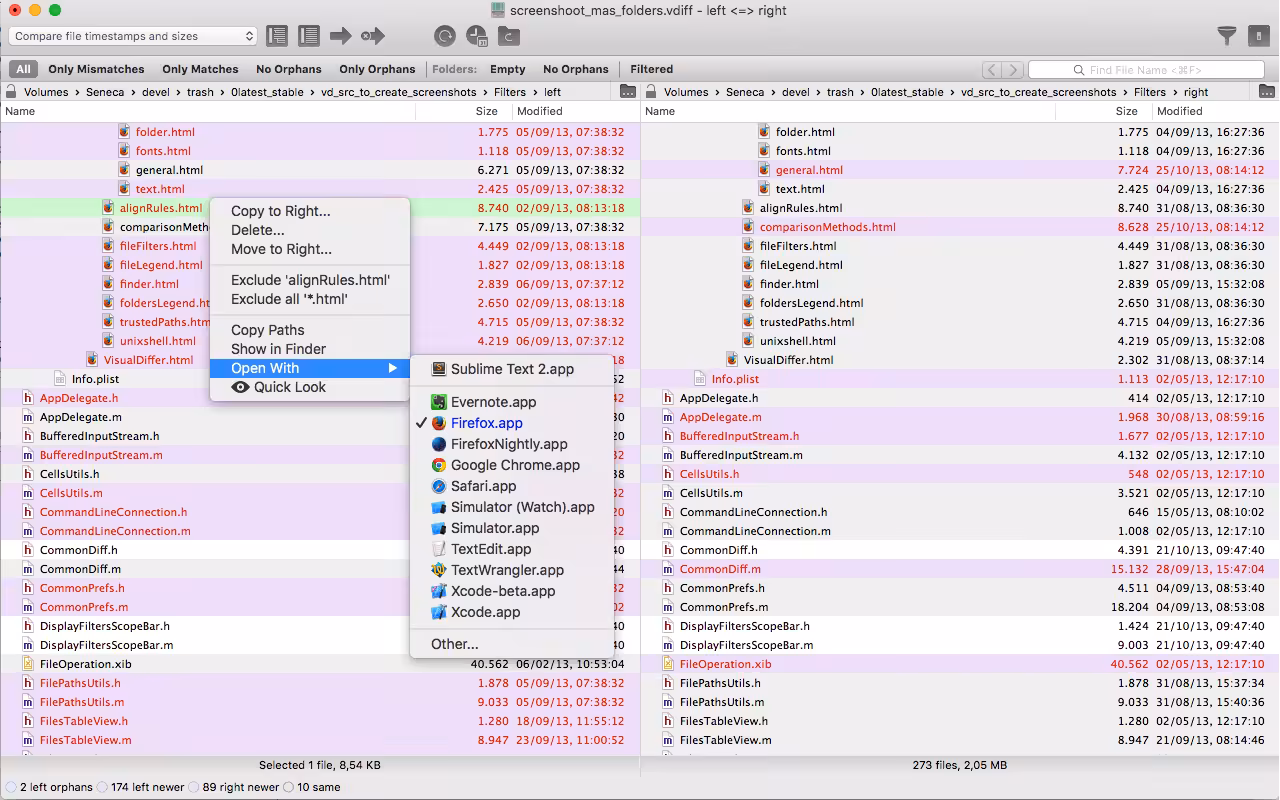 VisualDiffer Captura 1