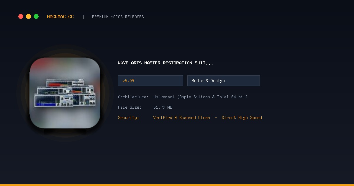 Wave Arts Master Restoration Suite 6 v6.09 screenshot