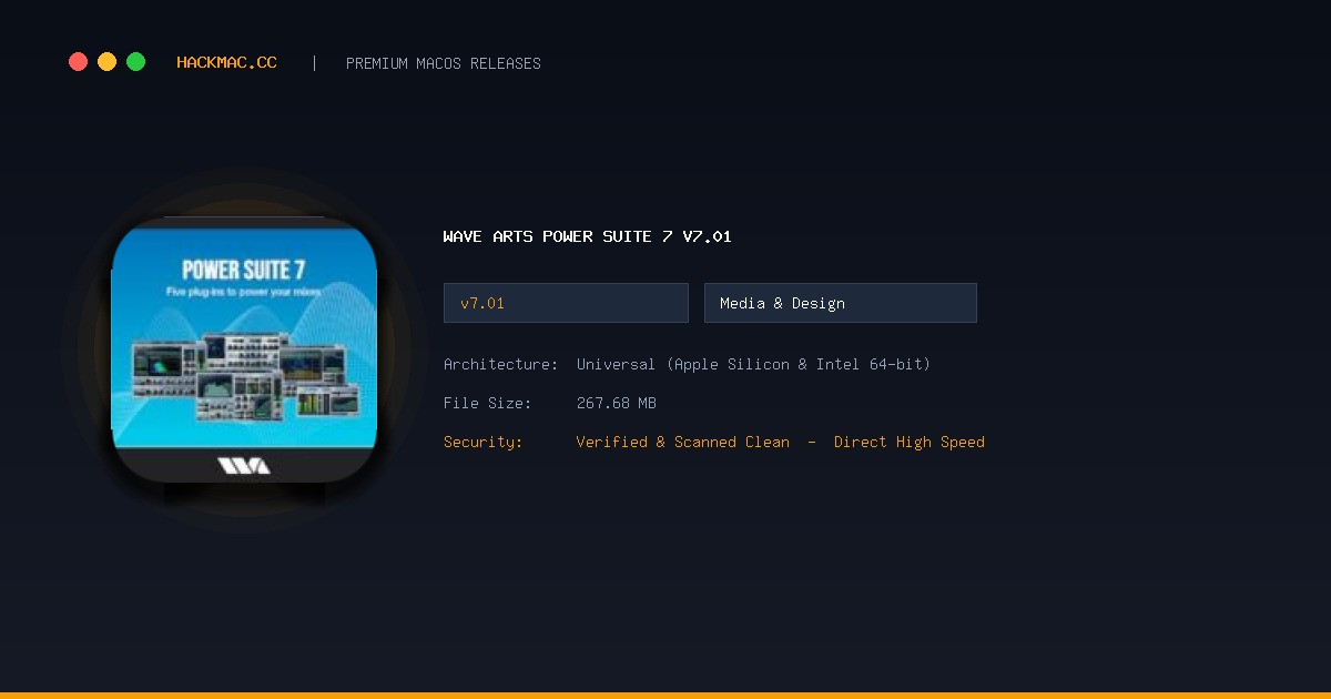 Wave Arts Power Suite 7 v7.01 screenshot