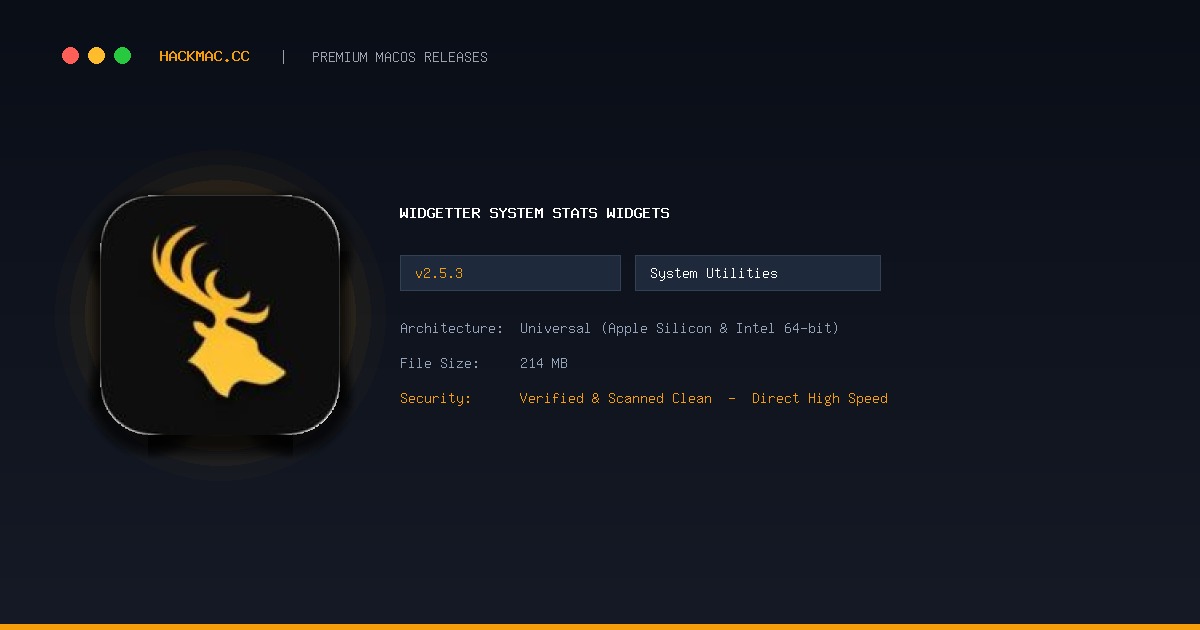 Widgetter System Stats Widgets screenshot