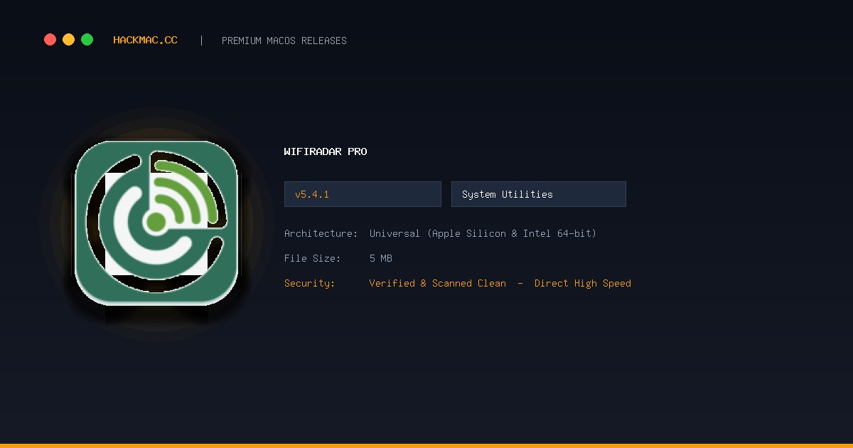 WiFiRadar Pro screenshot