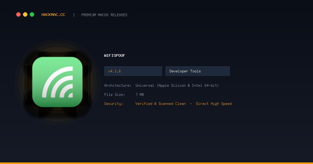 WiFiSpoof screenshot