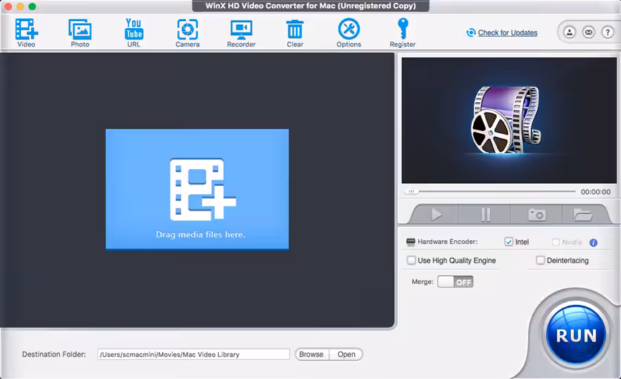 WinX HD Video Converter Captura 3