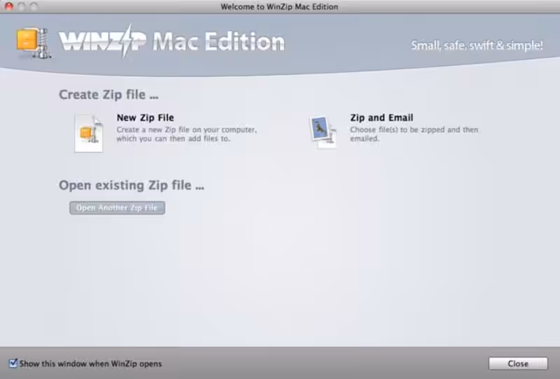 WinZip Mac Pro Captura 1