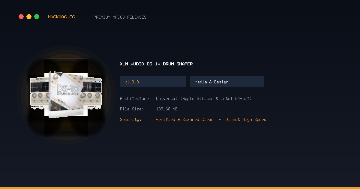 XLN Audio DS-10 Drum Shaper screenshot